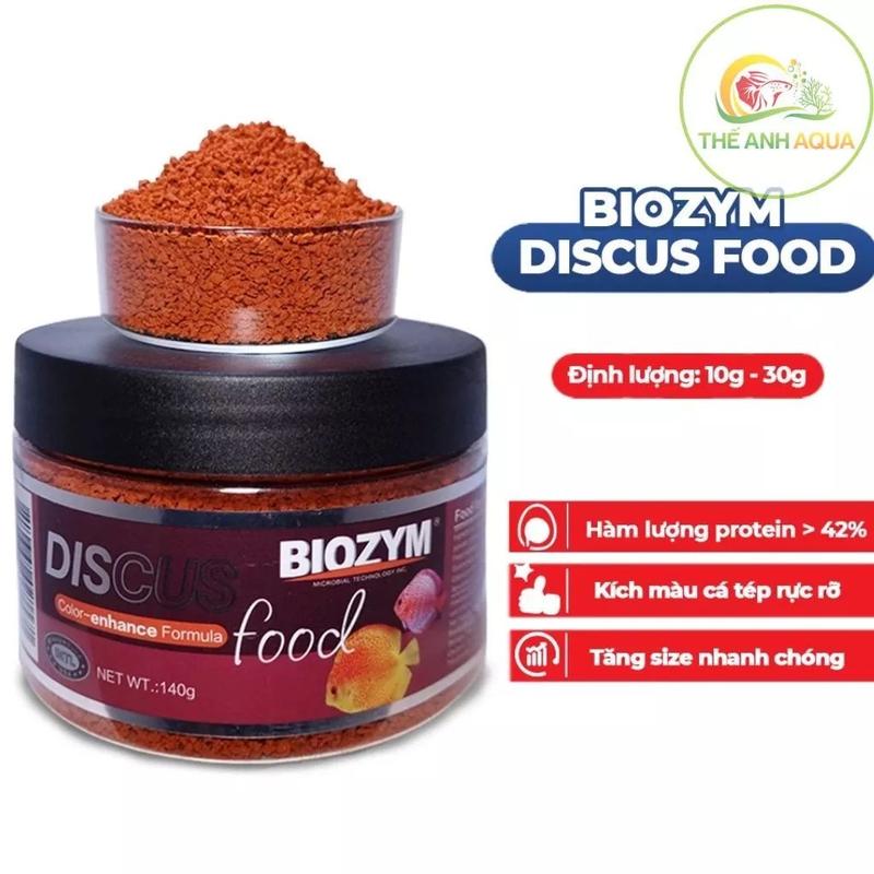 Thức ăn Biozym Discus (140g) kích màu cho cá cảnh cực tốt, không bị đục nước 0