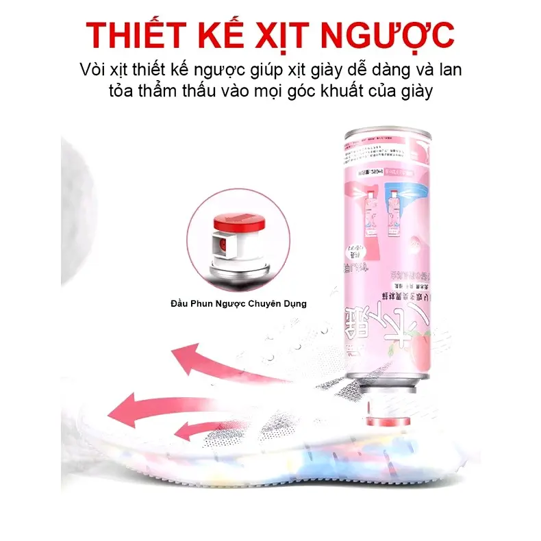 [ Combo 5 ] chai Xịt Khử Mùi Giày Dép NaNo Bạc, Xịt Khử Mùi Hôi Chân Nano chai 260ml Nam bình  xịt xit  giay tinhdau hal 3