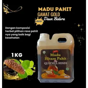 Madu Hitam Pahit Ekstrak Gamat Plus Qusthul Hindi 1Kg