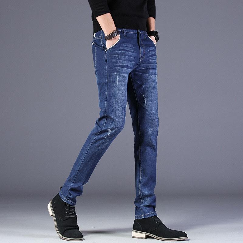 Quần Jean Nam Quần Bò Nam Cào Co Giãn 4 Chiều Dáng Skinny Hàng Thiết Kế quana unam jeans quanaunam đẹp suong 1