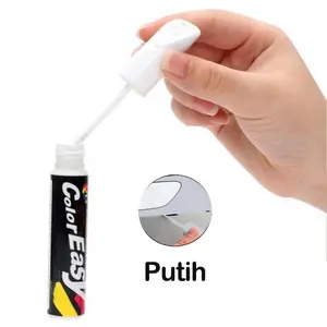 2in1 Touch Up Paint Pen Spidol Pulpen Dan Cat Kuas Color Easy Cat Kuas Penghilang Baret Lecet Body Mobil Motor Car Paint Pen Marker PRO Scratch Remover Koreksi Noda Goresan Kendaraan Waterproof 12ml