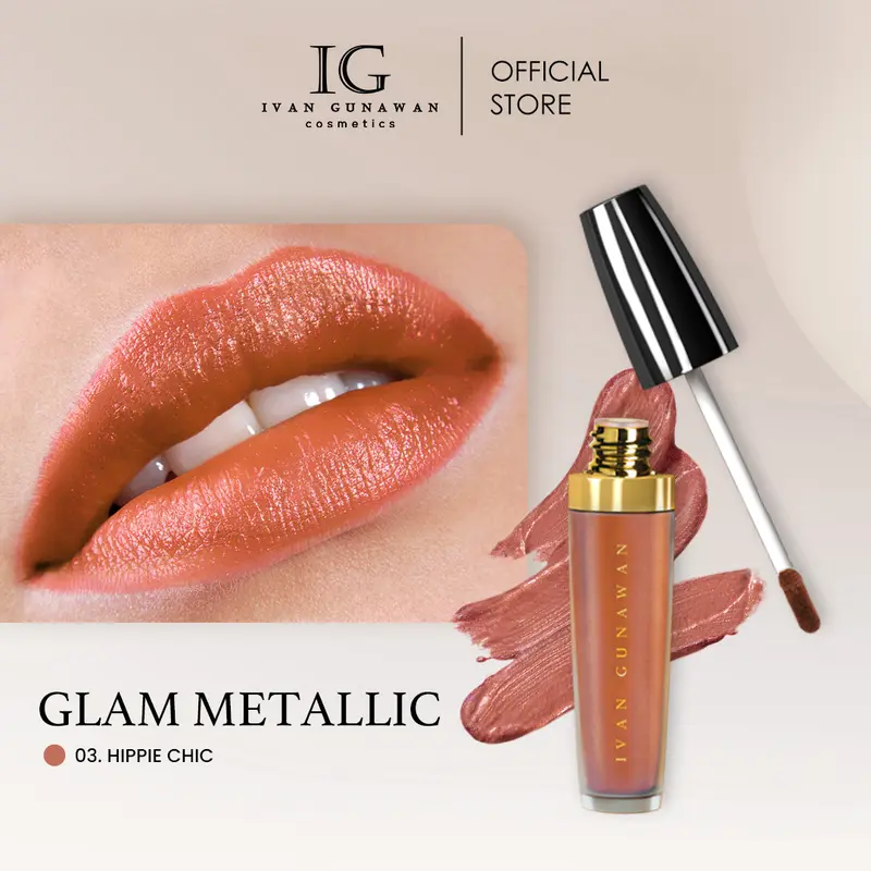 Ivan Gunawan Cosmetics Glam Metallic Lip Cream Matte Finish Membuatmu Tampil Classy & Standout 0