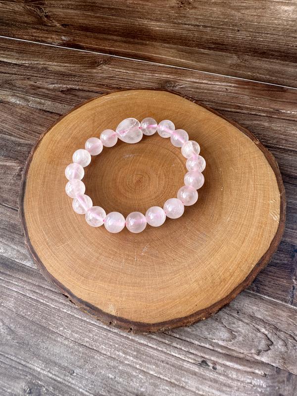 Love Attractor Rose Quartz Bracelet  Perhiasan 2