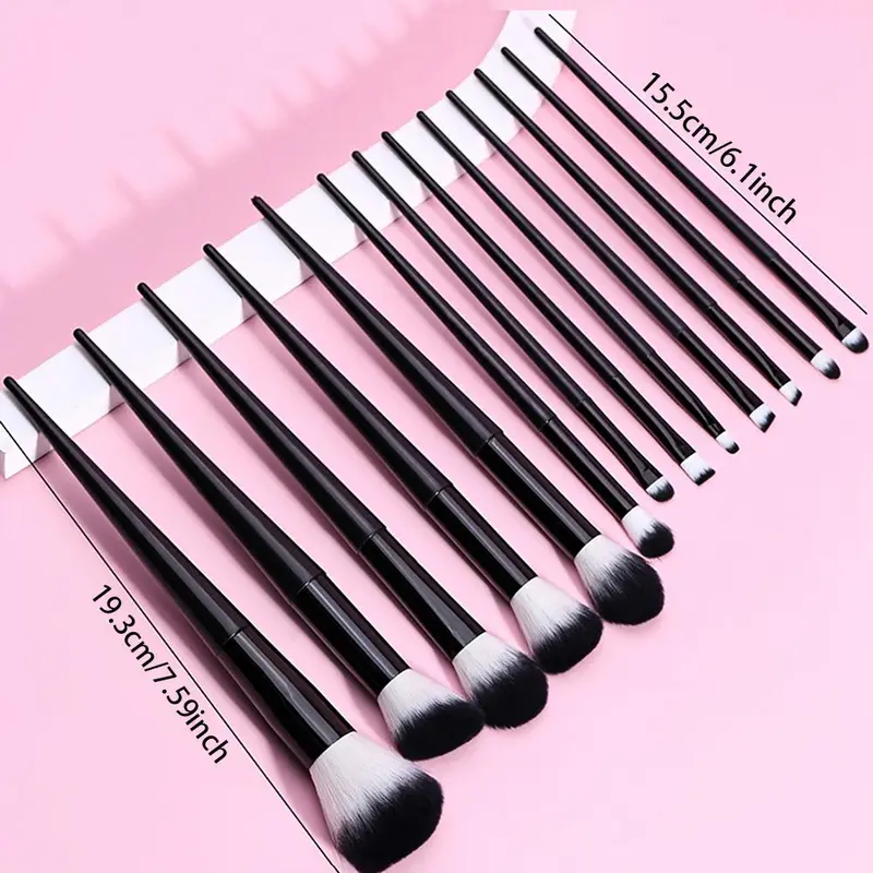 Makeup Brush Set, 13pcs/set Soft Fluffy Professional Cosmetic Foundation Powder Eyeshadow Kabuki Blending Make Up Brush with Bag, Makeup Tool 1