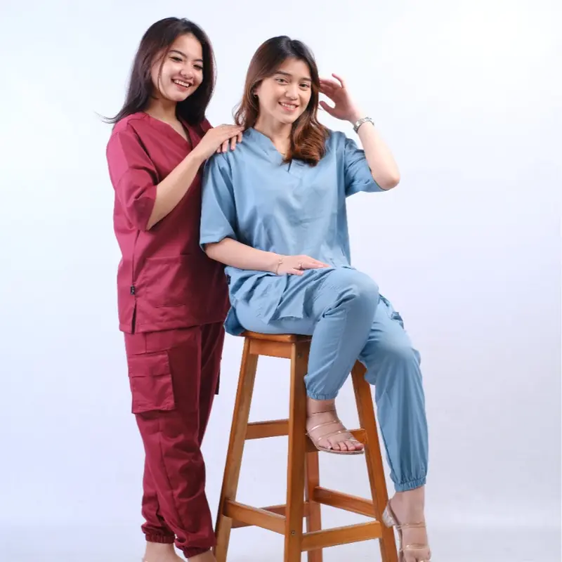 Baju Jaga Ok Jogger Cargo Lengan Pendek Toyobo 3