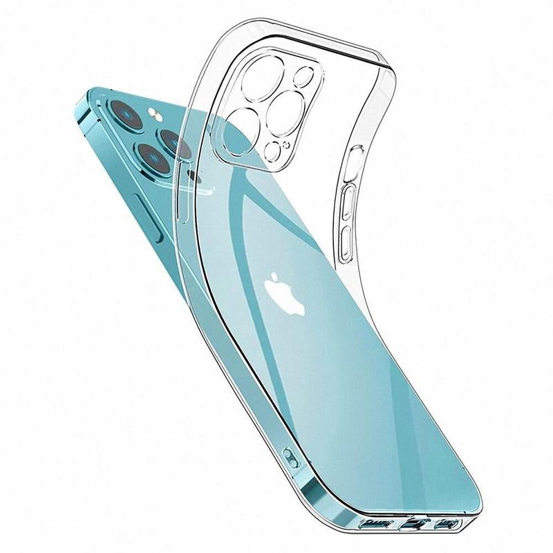  Ốp lưng trong suốt siêu mỏng cho iPhone 15 14 11 12 13 Pro XS Max XR X silicon TPU mềm cho iPhone  8 7 6 Plus 13 Mini nắp lưng Ốp Điện Thoại 