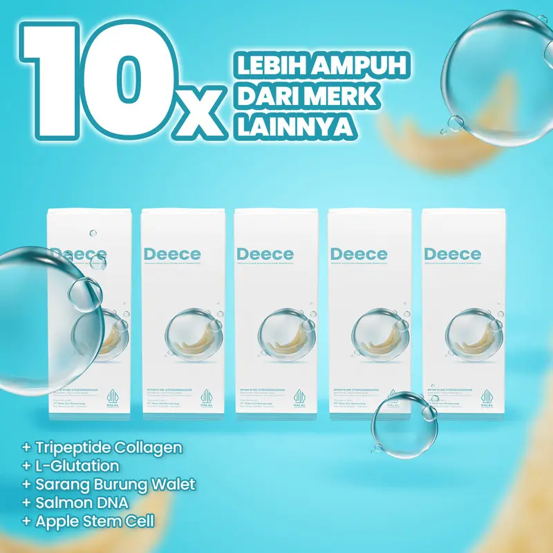 DEECE COLLAGEN LUXURY KESEHATAN KULIT - MINUMAN KOLAGEN DRINK TERBARU Perawatan Kulit 4