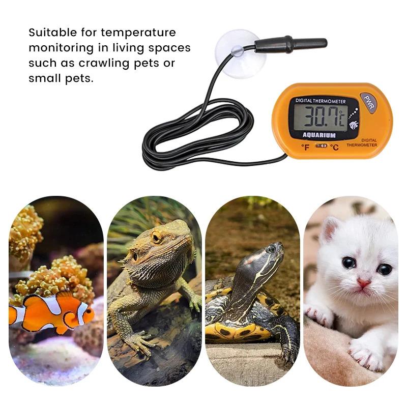 Product Introduction of Fish Tank LCD Digital Aquarium Thermometer Temperature Water Meter Aquarium Temp Detector Fish Alarm Pet Supplies Tool Aquatic 21