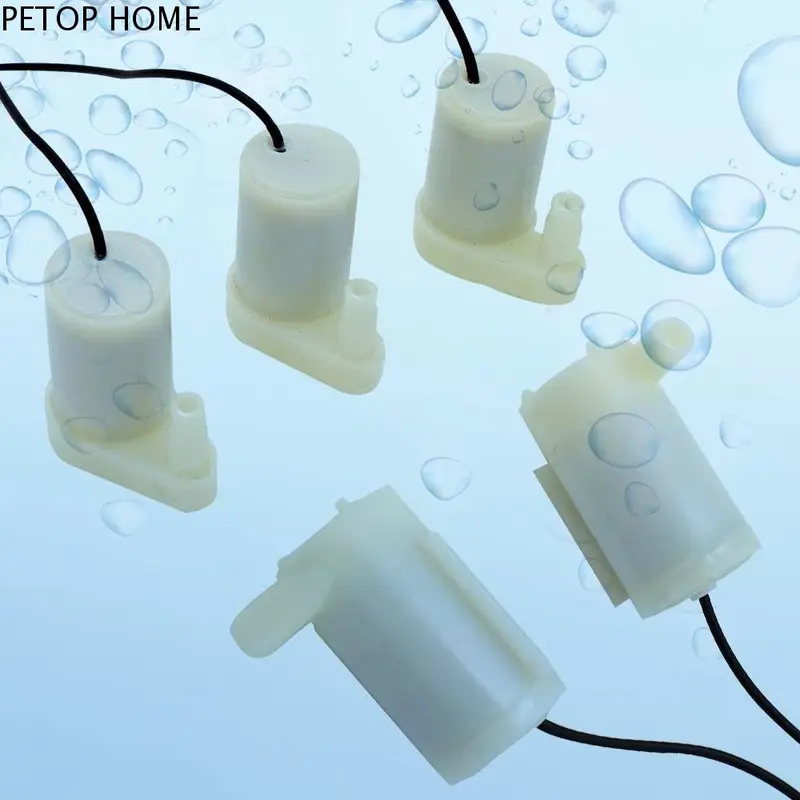 Máy Bơm Nước Nhỏ Điện Áp Thấp USB 5V, Máy Bơm Chìm Siêu Nhỏ Mini, Siêu Yên Tĩnh, Usb, Trồng Rau Thủy Canh, Đài Phun Nước Thủ Công 0