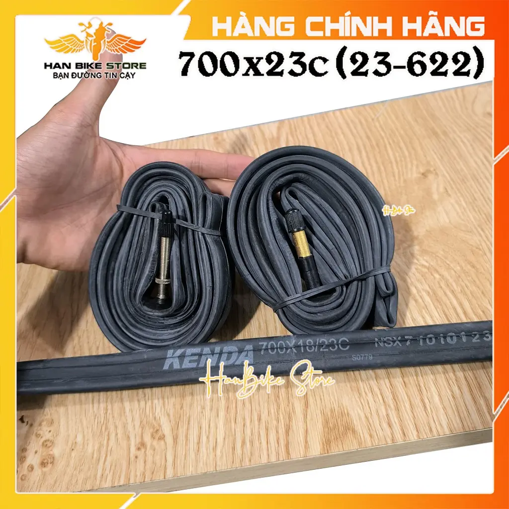 Săm Ruột KENDA 700x23C, Ruột Xe Đạp 700x23C (23-622) Săm Xe Đạp ROAD, Fixed Gear
