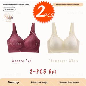 Pilates Black Band 3.0 Enhanced Support Bra Non Padded Thin Cup Full Coverage Seamless Underwear Wireless Push Up Bras for Everyday Wear