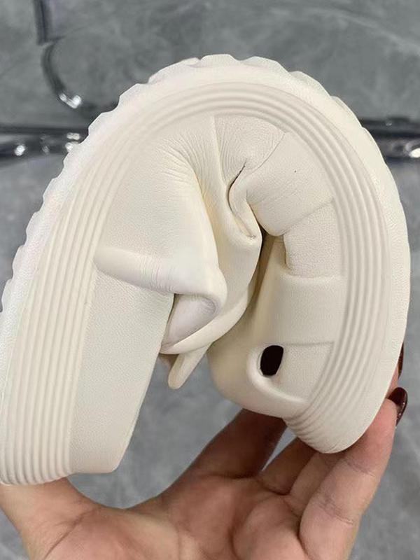 Women's Simple Plain Color EVA Slides, Casual Comfortable Home Slippers, Soft Non-slip Slippers for Indoor & Outdoor Wear, Walking Shoes 8
