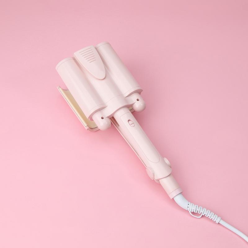 [LIVE] Máy làm tóc uốn xoăn sóng nước size 32mm màn LCD hiện nhiệt tùy chỉnh công nghệ gốm sứ bảo vệ tóc AKIO Mart Women Nữ Máy Uốn Tóc mayu ontocsong ontocxoansongnuochippie