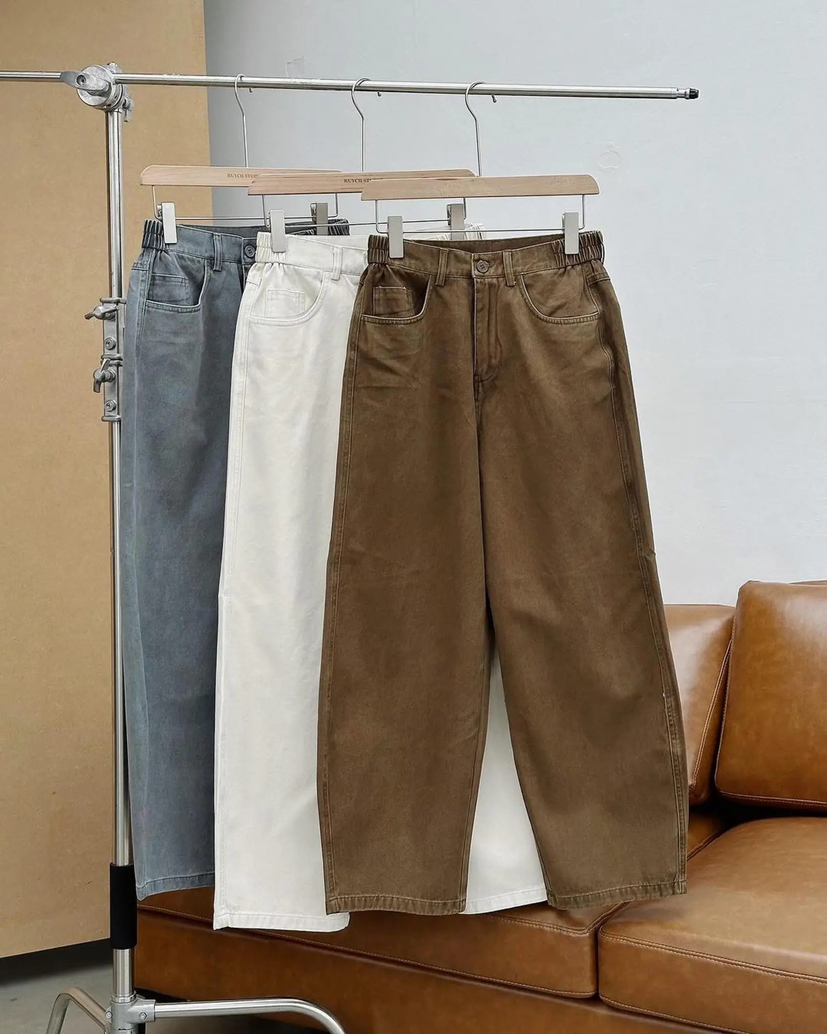 [ MỞ BÁN ] Quần jeans nhà XT basic ống rộng hàng QCCC by OLD STUDIO