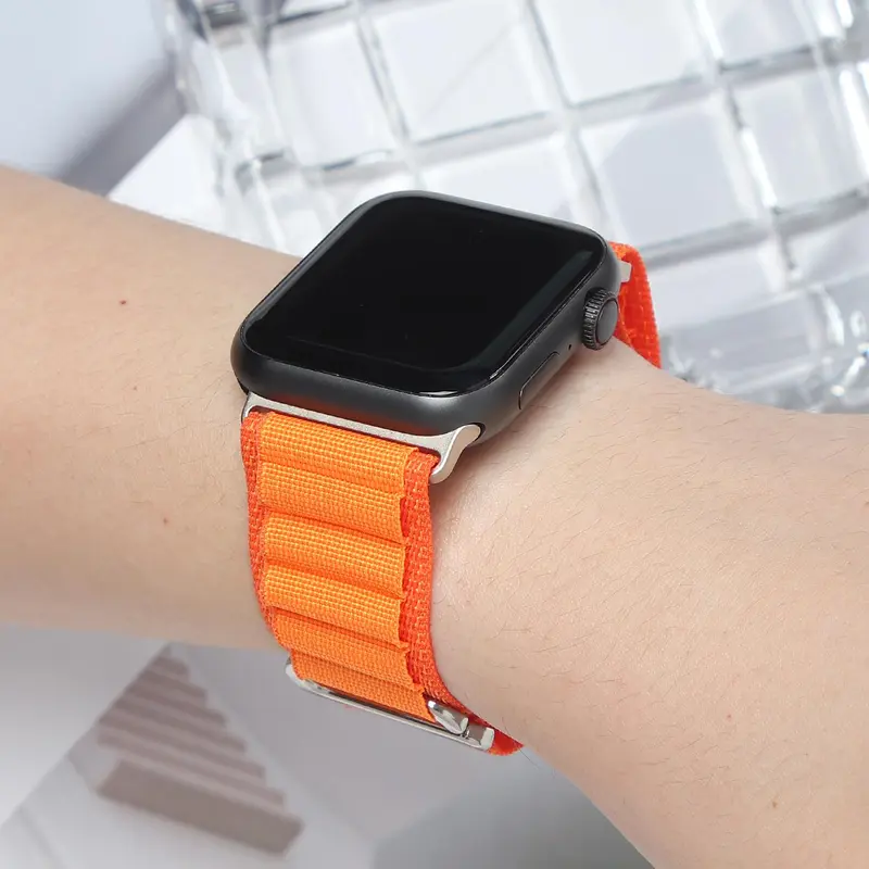 Nylon Watch Band (Band Only), Breathable & Durable Watch Band for iWatch 10 9 8 7 6 5 4 3 2 1 SE Ultra, Smart Watch Accessories 2