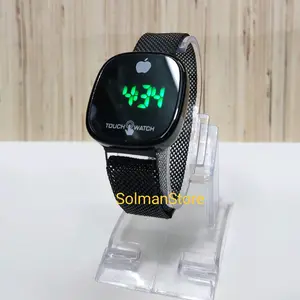 JAM TANGAN LED TOUCH TALI RANTAI MAGNET