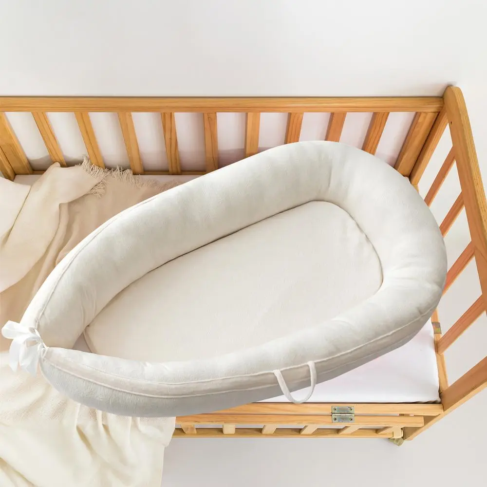 Baby Lounger (1 Piece), Soft Skin-friendly Breathable Baby Bed, Portable Crib For Newborn, Cozy Room Accessories, Bedroom Accessories