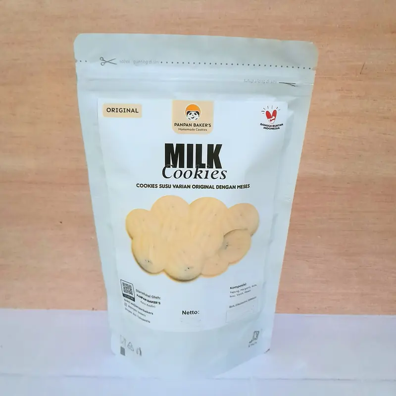Aneka Cookies Pouch Hemat - Panpan Baker's / Free Cookies Pouch (Milk Cookies / Chui Kao So) 3