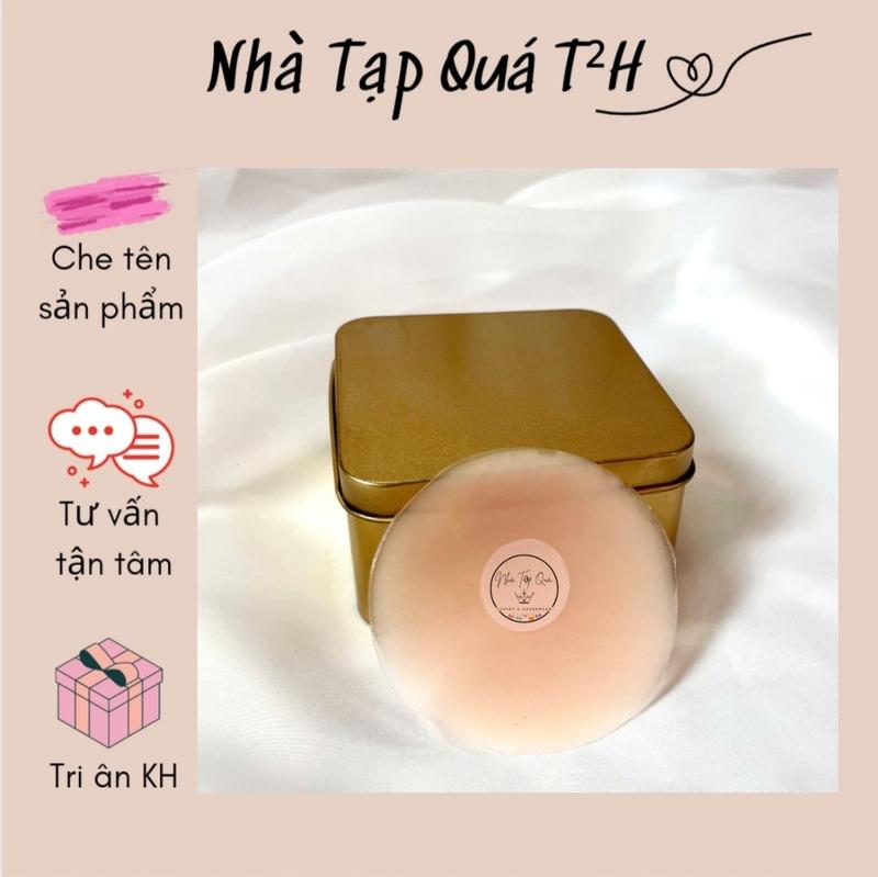 Product Introduction of (Có che tên) Hộp vuông vàng 10 miếng dán ti silicon cao cấp siêu dính siêu bám chắc tái sử dụng được nhiều lần Nữ Bra Kem 2