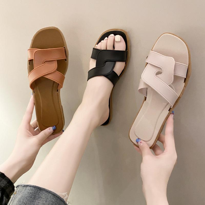 Summer Slippers Women Luxury Outdoor Beach Flip Flops Female Flat Sandals Woman Trend Design Slides Shoes main image 1
