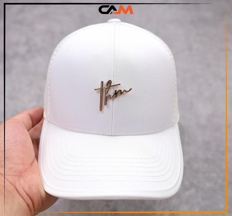 Nón kết cong chữ ký mũ lưỡi trai màu trắng dành cho nam và Nữ form đội chuẩn đẹp phối lưới cực êm mát TRỢ GIÁ