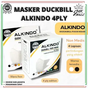 Masker Duckbill 4Ply Earloop New Model 4 Lapisan JM