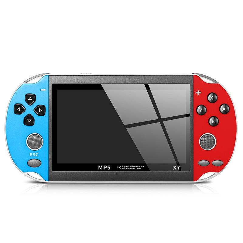 Product Introduction of Konsol Permainan Video Pegang Tangan Mudah Alih, X7 / X7plus, Skrin HD 4.3 / 5.1 Inci, Pemain Permainan, 1000 + Permainan Klasik Terbina dalam, Hadiah untuk Kanak-kanak Consoles Games Gaming 0
