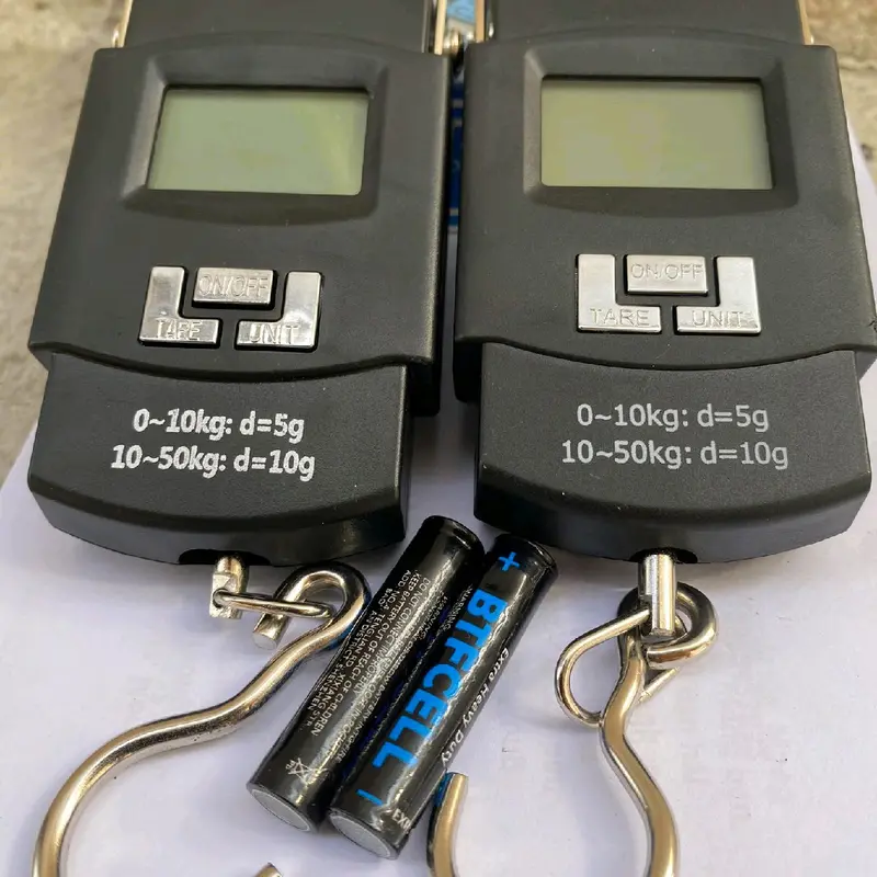 Cân Điện Tử Mini Cầm Tay Có Móc Treo Cân Cá 7