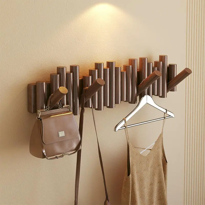 Creative Piano Key Design Wall Mounted Hook, 1 Count Punch Free Wall Mounted Coat Hook, Home Organizer for Entryway Bedroom Living Room