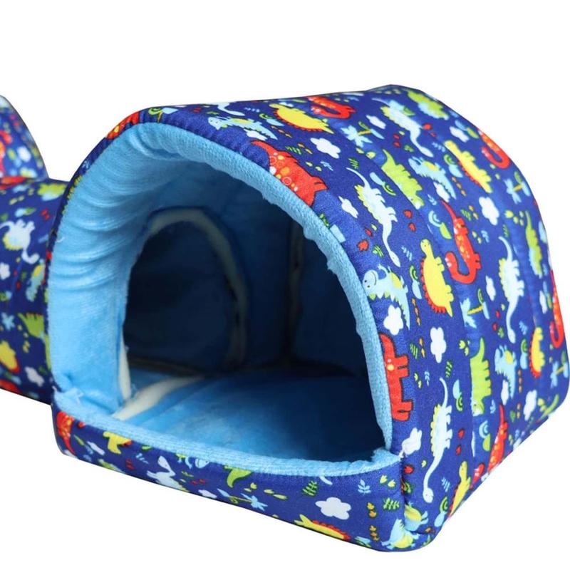 Product Introduction of Guinea Pig Tunnel and Bed Hamster Hideout Portable Entertainment Guinea Pig Bed House for Hedgehog Small Animals Rat 1