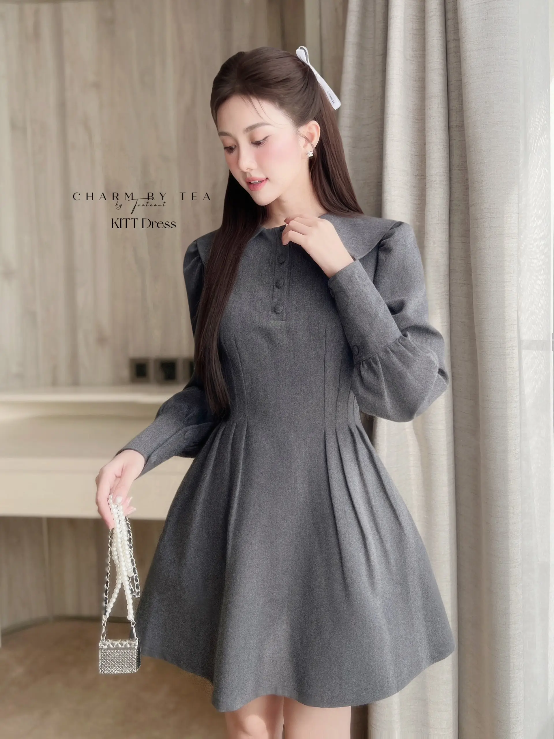 KITT  DREES : Bộ Sản Phẩm Thiết Kế Charm By Tea Nữ Women Nữ Women