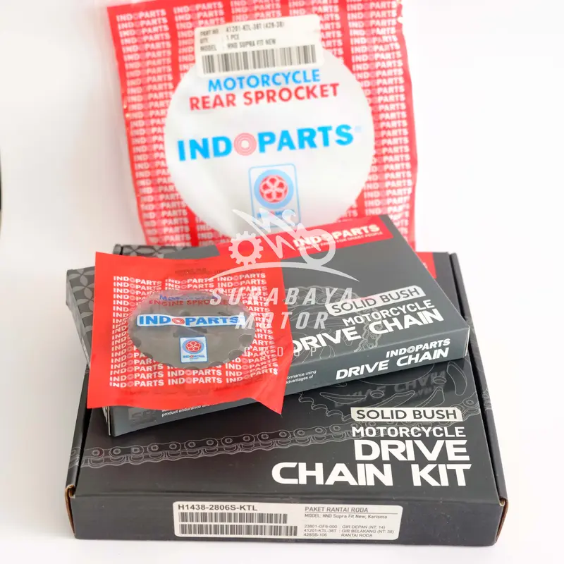 Gearset KTL INDOPART Honda Supra Fit New, Karisma PNP Supra 125 Revo Blade Gear Belakang 36 38 40 Gear depan uk 14 untuk all variasi 3