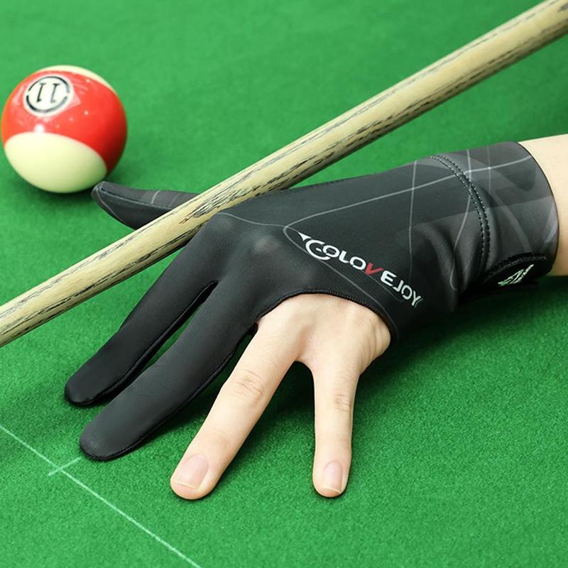 Product Introduction of Professional Pressure Billiards Gloves NonSlip Snooker Gloves with Three Fingers for Optimal G2A0 31