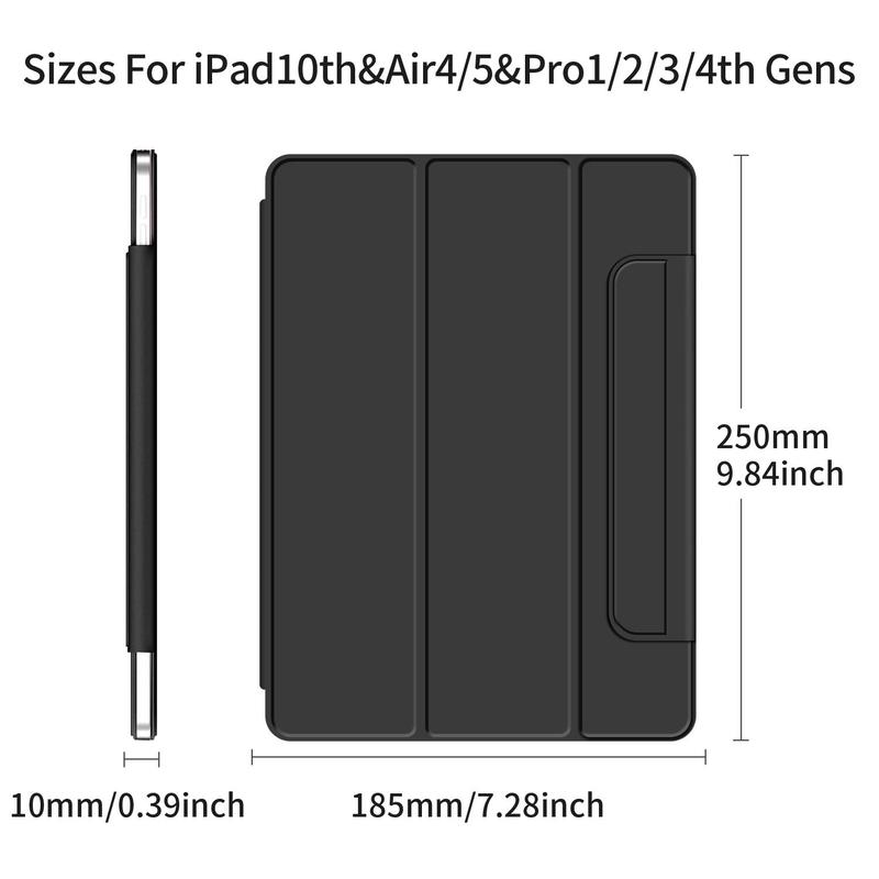 Magnetic Tablet Protective Case, 1 Count Solid Color Magnetic Case with Auto Sleep/wake Function, Slim Tablet Cover Cases Compatible with iPad 5
