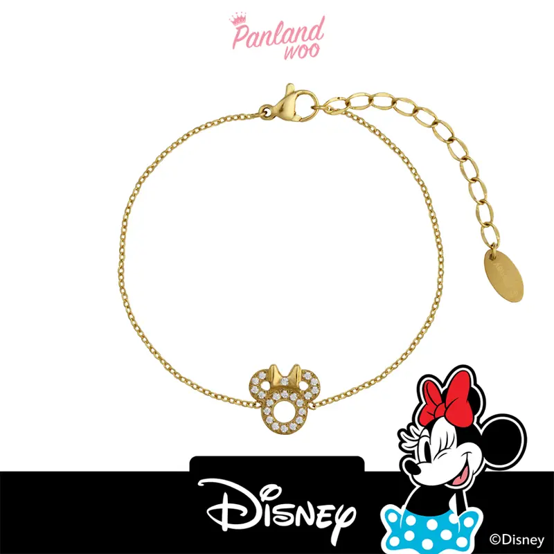 Panlandwoo - Mickey & Minnie Mouse Collection - Gelang Tangan Titanium Wanita Fely Ribbon 4