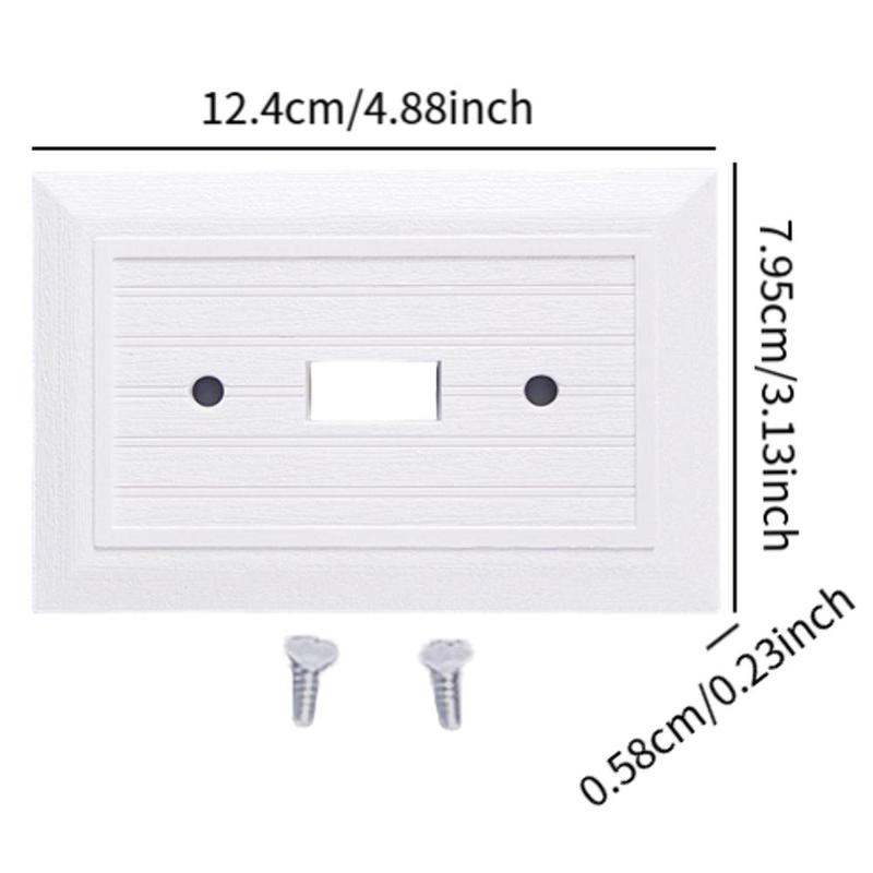 Product Introduction of 3 Pieces Electrical Outlet Covers Easy Installation Electric Covers for Outlets Outlet Plate Electric Receptacle Plug Covers 0