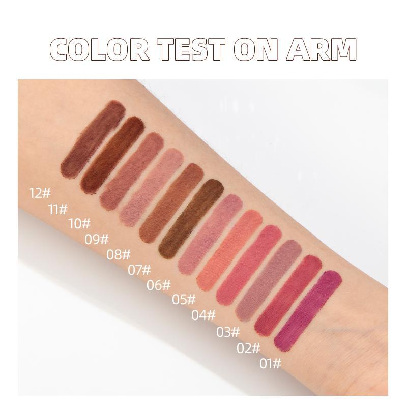 Long Lasting Lip Liner, 12pcs/set*1/2 Sets Moisturize Matte Lip Liner Pencil, Easy Coloring Lip Liner Pen for All Occasions Lip Makeup, Lip Cosmetic for Women, Lip Stain, Back to School, Kbeauty Makeup Tools 5