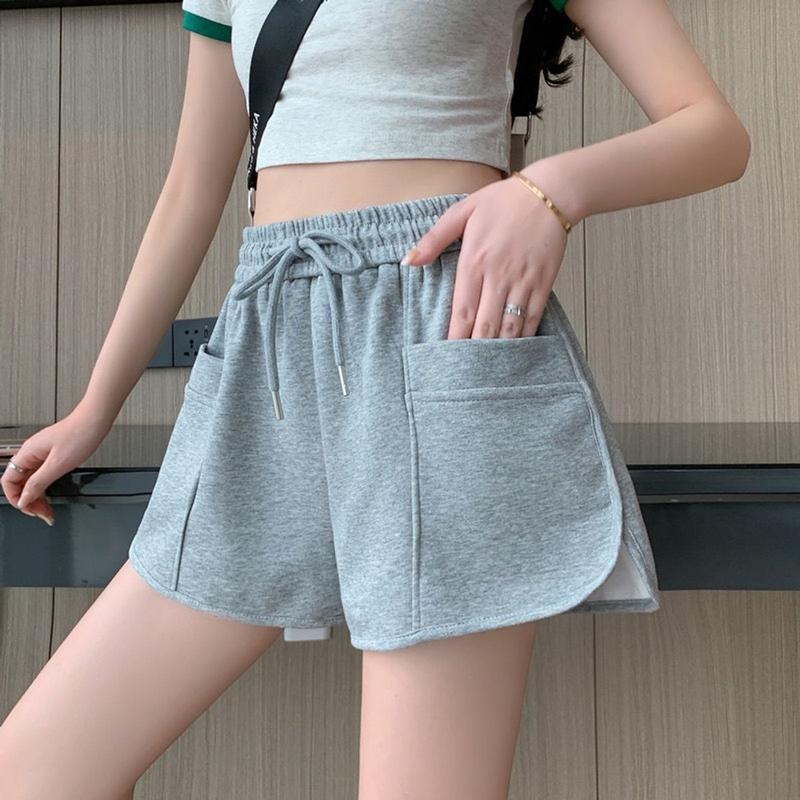 Quần short nữ , quần đùi nữ thể thao vải da cá thiết kế lưng chun dây rút co giãn vát viền cá tính Q1 SUTANO 5
