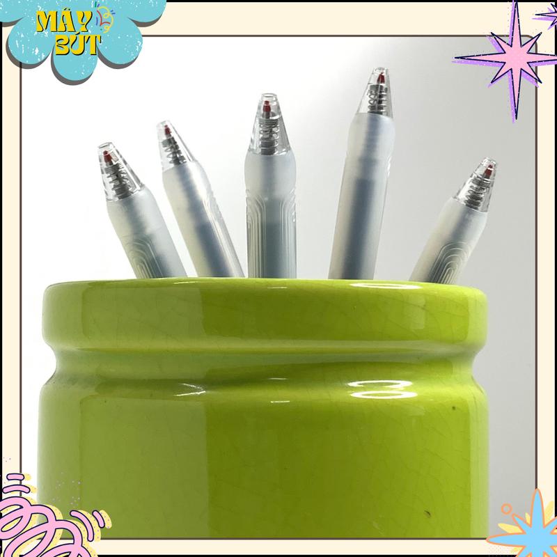 Bút Bi Nước Deli Viết Gel Bấm A575  0.5mm Mực Xanh Đen Đỏ Trơn Tru Cho Học Sinh Văn Phòng   gel  bút bi  đan nét mượt bút 5