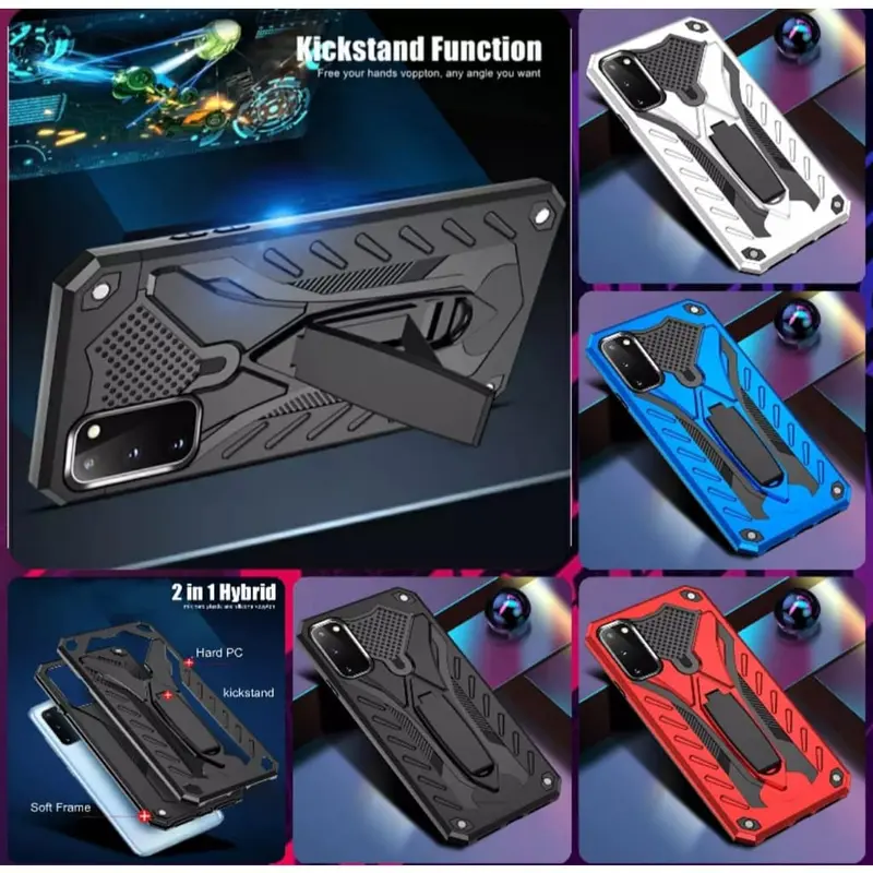 FOR ( SAMSUNG GALAXY A03 CORE) casing/hardcase Phantom Robot Kick Standing biru case 1