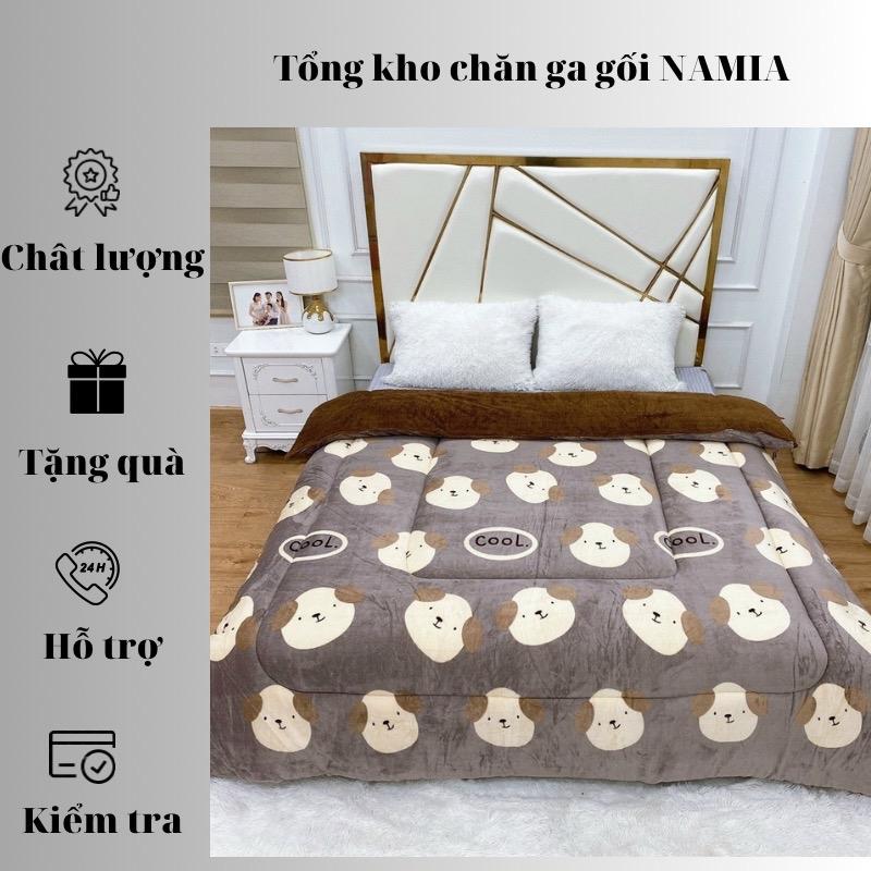   LIVE ĐỘC QUYỀN 3  Chăn lông thỏ Yu.ki - chăn chần bông mùa đông mềm mịn  áp dày dặn. chăn ấm mùa đông 
