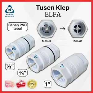 Tusen Klep ELFA - Tosen Klep - Tusen Foot Klep Footklep 1/2" 3/4" 1" inch
