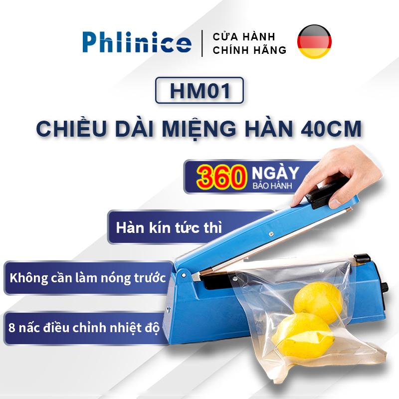 Máy hàn miệng túi nilon túi zip dập tayđể bảo quản thực phẩm, bọc sản phẩm bán hàng, cắt màng co -Hạn bảo hành 12 tháng