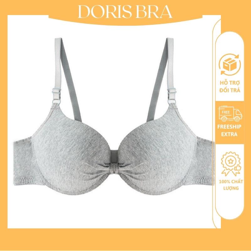 Áo lót nữ DORIS BRA AL67 áo ngực cotton xoắn trước đệm dày nâng ngực tròn đẹp cao cấp