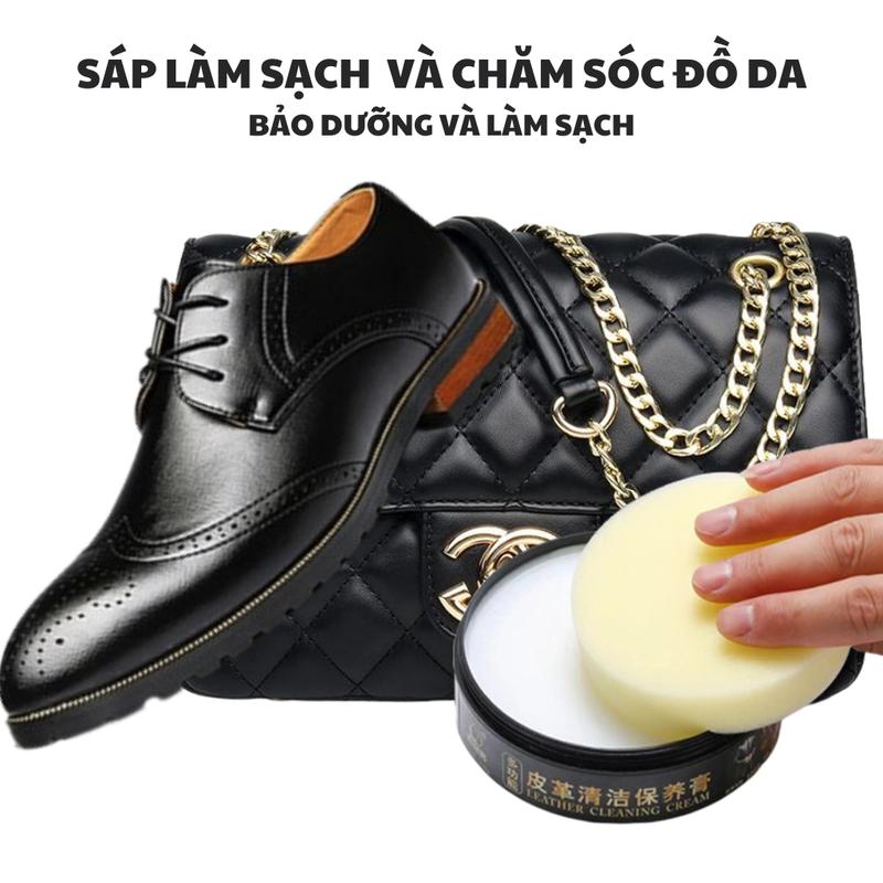 Xà Phòng làm sạch sáng da - Sáp bảo dưỡng đồ da giày da áo da túi xách - Saddle soap