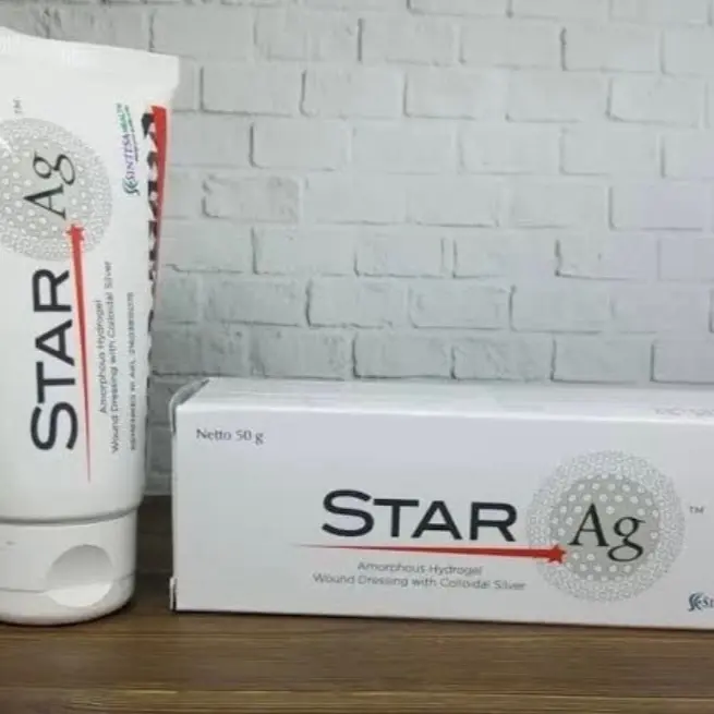 Star ag silver 50 gram star ag 50 gram salep luka hydrogel ag silver