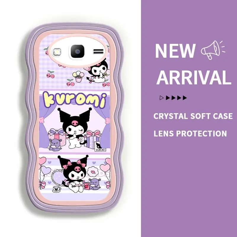 Soft Case Untuk Samsung J2 Prime J2 Ace J2 Pro 2018 J3 2016 J4 Plus J5 2016 J5 2017 J6 Plus J7 2015 J7 2017 J7 Prime Pro Grand Prime Plus On7 2016 Pelindung Lensa Silikon Kartun Kuromi Miguncase Casing Ponsel
