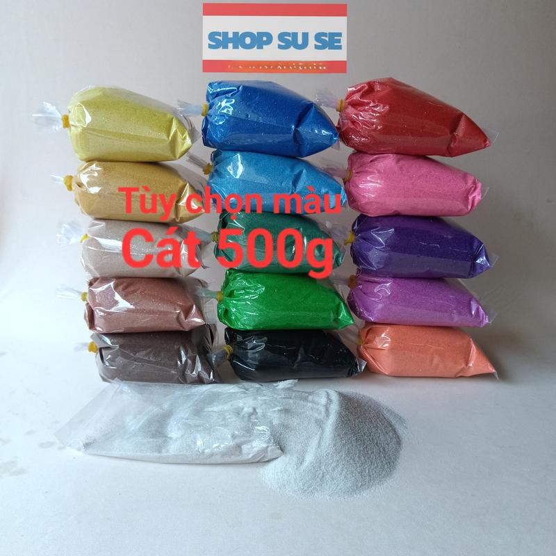 Cát màu tô tranh cát. Mỗi gói 500g