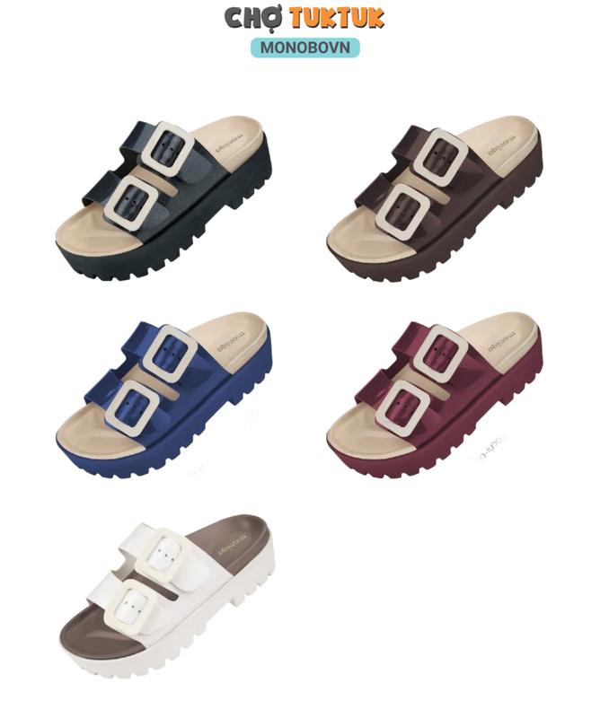 Dép Thái Lan nữ đế cao chất cao su êm nhẹ Monobo Moniga SJ DéP GiàY