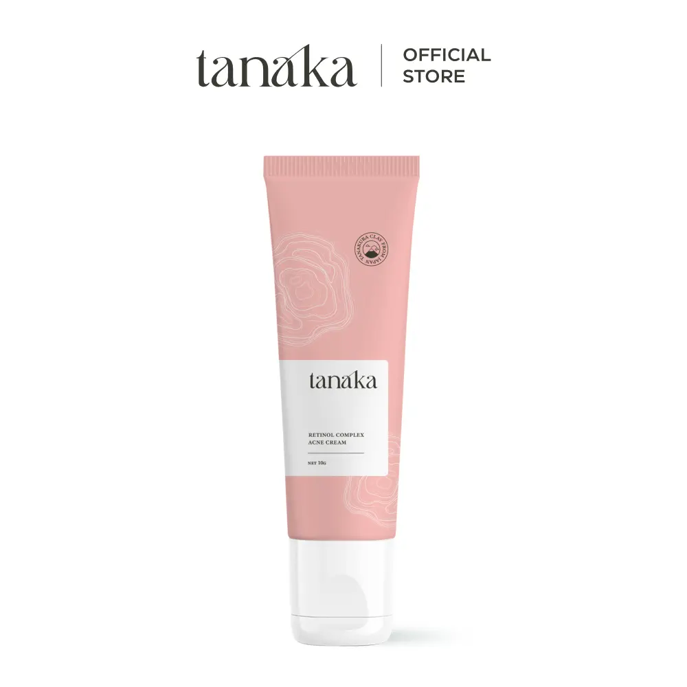 Kem chấm mụn Tanaka Retinol Brightening Acne Prevent chiết xuất bùn biển 10g
